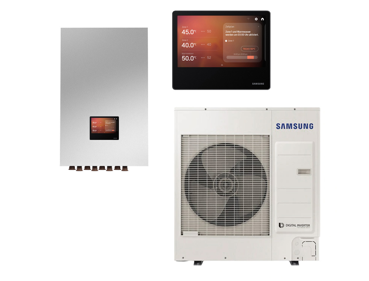 TDM Split R410A 9 kW Hydro Unit inkl. AI-Home Touch Display