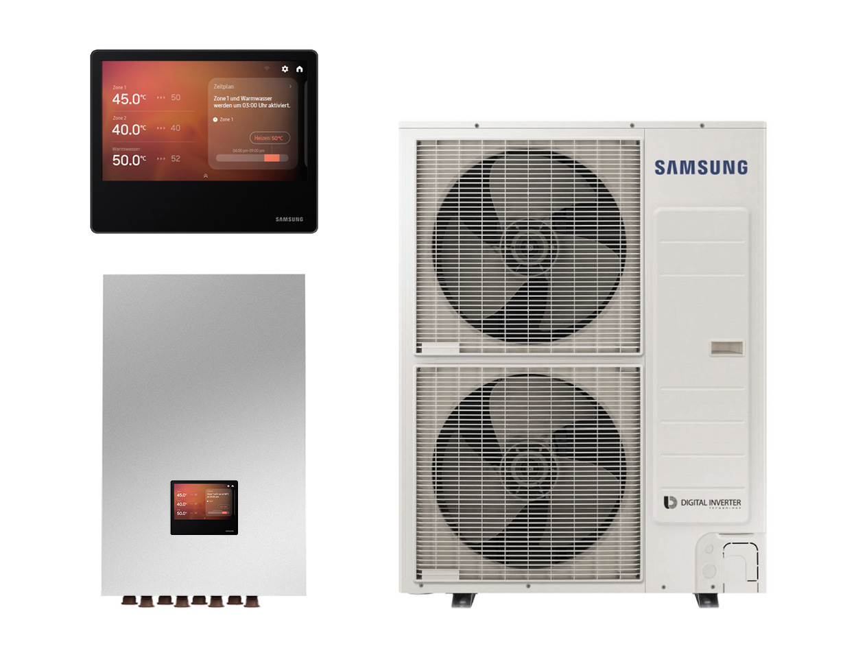 TDM Split R410A 12 kW Hydro Unit inkl. AI-Home Touch Display