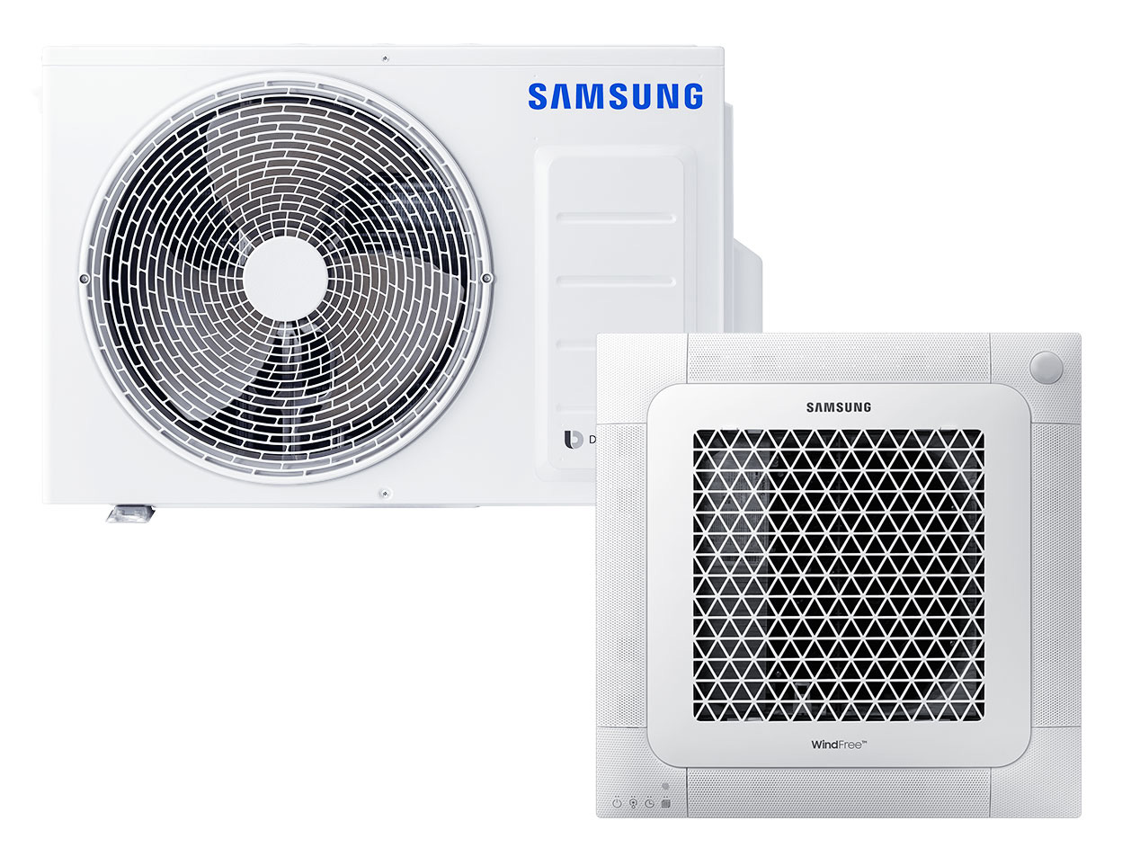 BAC 4-Wege Kassette Wind-Free Set Kühlen 3.5 kW | Heizen 4.0 kW AC035RNNDKG