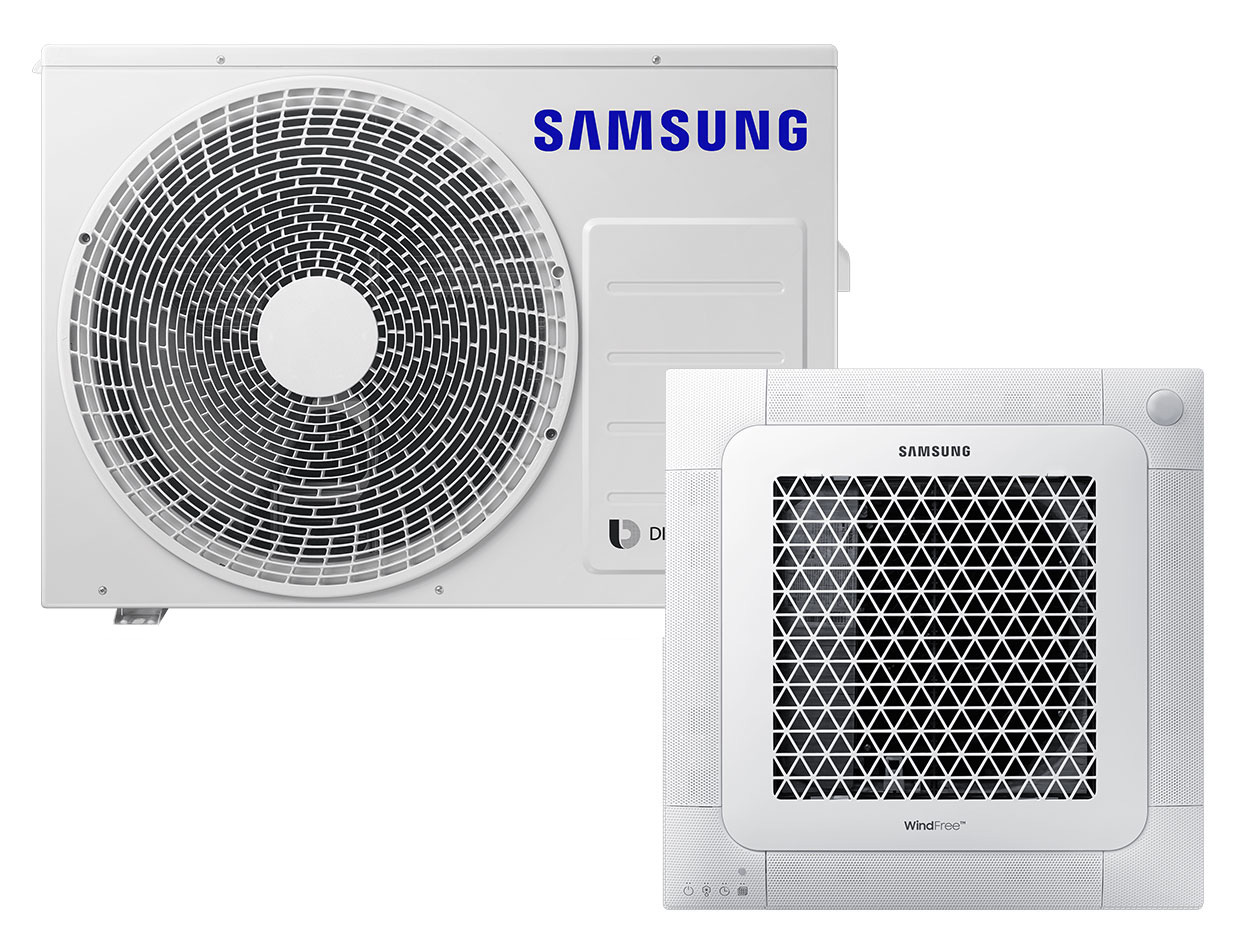 BAC 4-Wege Kassette Wind-Free Set Kühlen 5.0 kW | Heizen 5.5 kW AC052RNNDKG