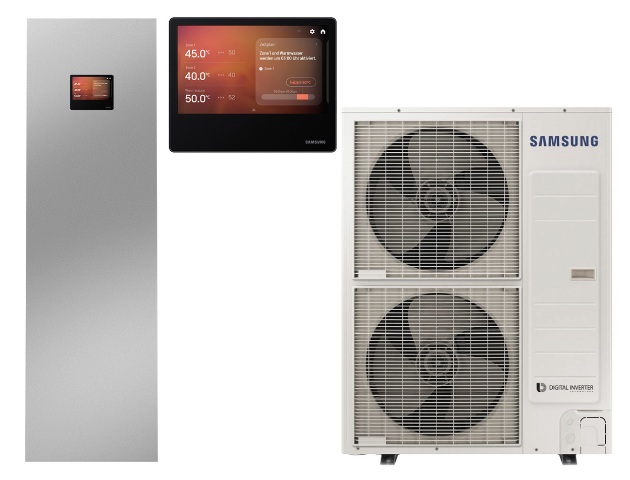 TDM Split R410A 16 kW ClimateHub 200L inkl. AI-Home Touch Display